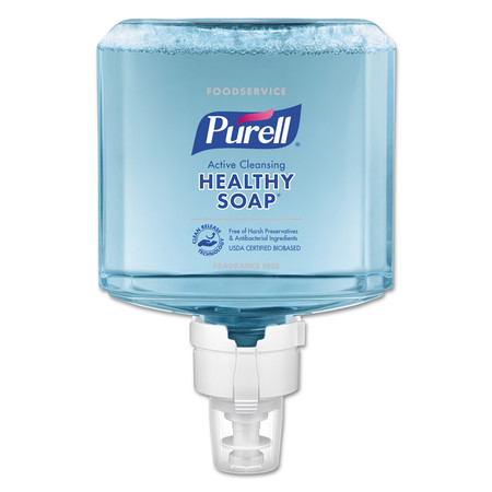 Purell HEALTHY SOAP Active Cleansing Fragrance-Free Foam ES8 Refill, PK2 7784-02